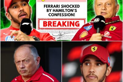 Ferrari faces unprecedented crisis after Lewis Hamilton’s outrageous confession, a revelation that has driven Vasseur to boiling rage, shattered team unity, and shocked the Formula 1 community, with whispers of betrayal, power struggles, and explosive drama that threaten to derail the season before it even truly begins!