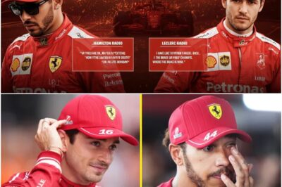 “Leclerc and Hamilton’s shocking anger at Ferrari explodes after a leaked radio message from the Hungarian Grand Prix reveals explosive behind-the-scenes tensions. The pair express their fury over Ferrari’s failed strategy and poor communication, intensifying the controversy and sending shockwaves through the F1 paddock.