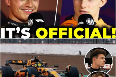 Breaking News in Formula 1: Norris Drops a Major Bombshell Regarding Piastri’s Performance and Future That Could Have a Ripple Effect Across the Entire F1 World – What’s Next for Piastri?
