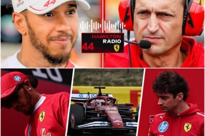 “Chaos Erupts at Hungarian GP: Hamilton’s Radio Incident Fuels Ferrari’s Internal War!” A shocking radio incident involving Lewis Hamilton ignites a fierce internal conflict within Ferrari during the Hungarian Grand Prix. With the team at war over strategic decisions, tensions have never been higher. Is this the beginning of the end for Ferrari’s season?