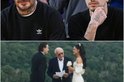 Romeo Beckham’s cheeky comment to dad David after Brooklyn’s latest bitter snub!