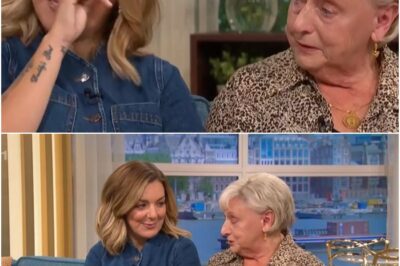 Sheridan Smith wipes her tears following Ann Ming’s emotional admission on This Morning!