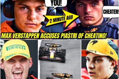 Shocking Twist in Formula 1: MAX VERSTAPPEN Drops a Secret Bombshell on OSCAR PIASTRI’s Alleged Cheating Scandal – Fans Can’t Believe What He Revealed, This Could Change the Entire Season and Leave the Motorsport World in Total Chaos Right Before the Next Grand Prix!