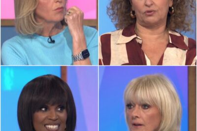 Loose Women star Nadia Sawalha declares ‘that’s racist’ in tense debate about Nigel Farage’s deportation plan!