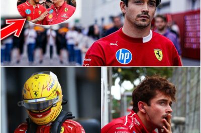 Charles Leclerc’s True Intentions Revealed After Hamilton’s Failed Ferrari Team Orders in Azerbaijan: Is An Internal War Brewing?