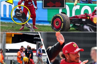 Silence and Betrayal: How a Single Crash Exposed the Deep Rot Within Hamilton’s Ferrari