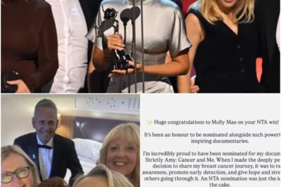 Amy Dowden speaks out after losing NTA to Molly-Mae Hague in heartfelt statement!