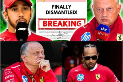 Explosive Drama at Ferrari: Hamilton’s Revelation Leaves Vasseur at a Loss Ahead of Azerbaijan GP Lewis Hamilton’s unexpected revelation has caused a massive stir within Ferrari, leaving team principal Frederic Vasseur at a loss for words. With the Azerbaijan GP fast approaching, this explosive drama is raising eyebrows and shaking up the team’s internal dynamics. Will it affect Ferrari’s performance?