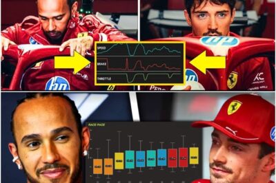 “Hamilton’s Latest Telemetry Data Could Be the Key to Leclerc’s Ferrari Nightmare!” Could Hamilton’s telemetry data hold the key to Leclerc’s Ferrari nightmare? The new revelations shed light on critical flaws that might explain Ferrari’s downward spiral. Fans and analysts alike are left questioning what’s really going wrong with one of F1’s most iconic teams.