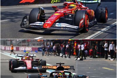 Ferrari Unleashes Dominance in Azerbaijan Practice, Hamilton Leads Charge as Rivals Stumble