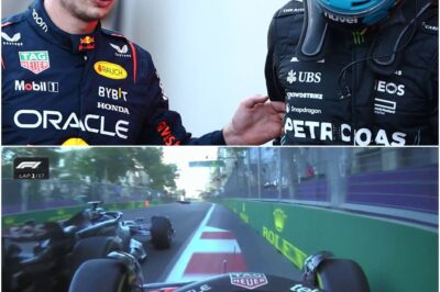 “Expect the Same!” – Verstappen’s Chilling Threat to Russell After On-Track Collision Ignites Bitter F1 Feud
