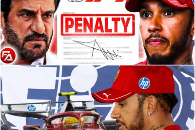 Hamilton’s Monza Hopes Dashed: FIA Slams Star with Controversial Penalty