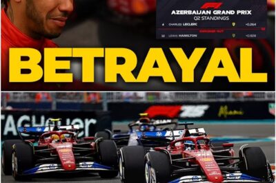 Lewis Hamilton’s Raging Betrayal: Unmasking Ferrari’s Baku Tire Scandal and a Pattern of Championship-Threatening Blunders