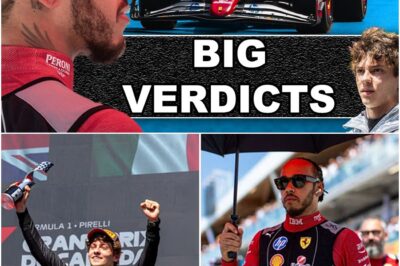 Ferrari’s Double Disaster in Baku: Hamilton Furious, Leclerc Crashes, as Two Other Drivers Face Controversial Penalties After Dramatic F1 Qualifying