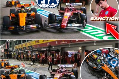 The €10,000 Verdict: Ferrari’s Pit Lane Collision with Norris Exposes a Fatal Flaw in F1’s Operational Safety Under Pressure