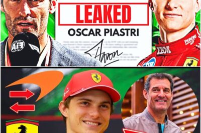 The Ultimate Betrayal or a Masterstroke? Webber’s Bombshell Ferrari Revelation for Piastri Changes Everything