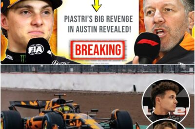 McLaren’s Civil War: Piastri Breaks Silence on “Unfair Treatment” as Norris Rivalry Threatens to Boil Over