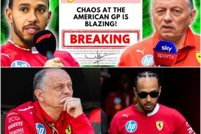 Tensions Erupt at Ferrari: Hamilton’s Fury Over Austin “Chaos” Forces Vasseur to Break Silence