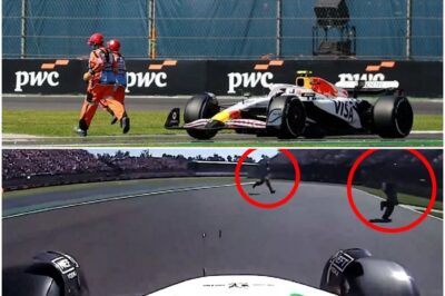 F1 star yells ‘what the f***’ as marshals run in front of his car DURING Mexico GP!