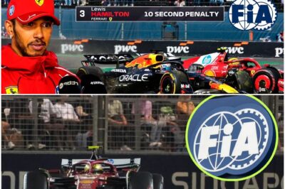 Robbed in Mexico: The Shocking Truth Behind Hamilton’s Podium-Killing Penalty and the Ferrari Flaw He Says the FIA Ignored
