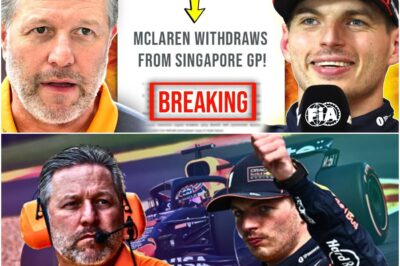 Max Verstappen’s Shocking New Threat Plunges McLaren Into Psychological Crisis Ahead of Singapore Showdown