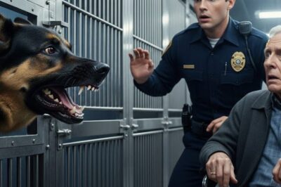 Niemand wollte diesen „aggressiven“ Hund – bis ein Polizist und ein im Rollstuhl sitzender Veteran die Wahrheit erkannten.
