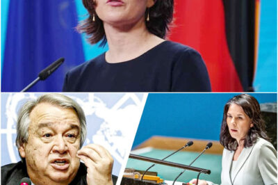 EILMELDUNG: UN-Chef wirft Annalena Baerbock hochkant raus – Diplomatische Blamage für Deutschland