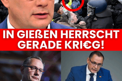 Gießen im Ausnahmezustand: Chrupalla prangert “bürgerkriegsähnliche Zustände” an und schwört die “Generation Deutschland” auf den Kampf ein