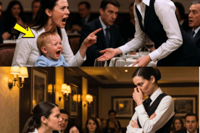 Fass mein Baby nicht an! schreit eine Milliardärin die Kellnerin an — dann bricht die Wahrheit sie