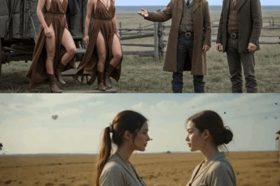 „Bitte nehmen Sie diese zwei Apachenmädchen an“, der einsame Rancher war schockiert, als sie die.