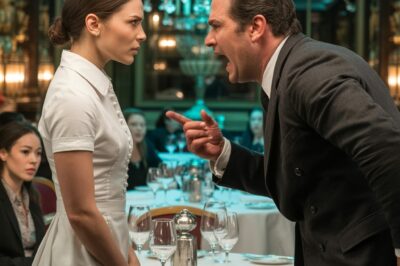 Ein Milliardär schreit eine Kellnerin an – doch ihr Satz bringt den ganzen Saal zum Schweigen!