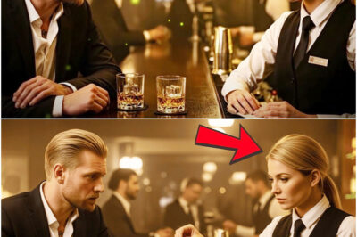 Kellnerin Schiebt Millionär Zettel: „Nicht Trinken. Lächeln. Jetzt Gehen!“ — Er Packt Ihr Handgelenk