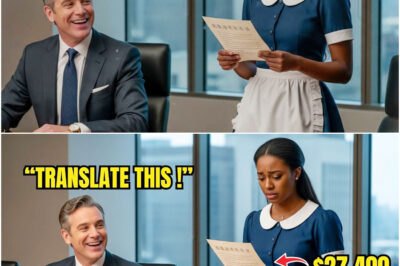 „Übersetze das, und mein Gehalt geht an dich“, lachte der Millionär laut – das Dienstmädchen tat es… und er starrte ihn fassungslos an.
