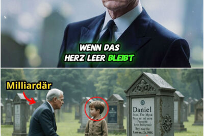 Tränen am Grab: Als der verzweifelte Milliardär den Jungen sieht, der heimlich am Grab seines Sohnes betet, bricht seine Welt zusammen – Das schockierende Geheimnis in der Tasche des Jungen verändert alles!