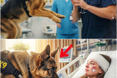 Sterbende Polizistin bittet um ihren K9 Hund–Was der Deutsche Schäferhund dann tat ließ alle weinen!