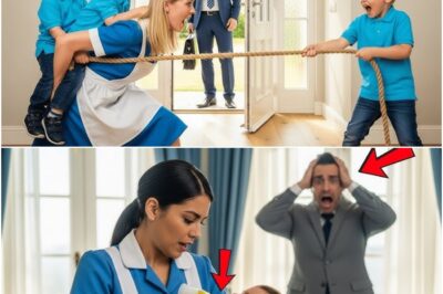 Milliardär Kehrt Unerwartet Heim, Sieht Hausangestellte Mit Drillingen — Was Er Sieht, Schockt Ihn