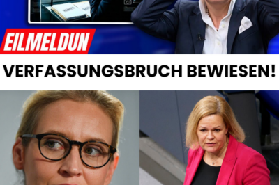 VERFASSUNGSBRUCH ENTHÜLLT: Geheime Akten belasten Faeser schwer – Kommt jetzt der totale Überwachungsstaat?