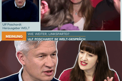 💥 C’est difficile à croire, mais c’est vrai! Die Wahrheit éclate au grand jour: Ulf Poschardt demontiert die Linken in einer vernichtenden Abrechnung! Die Anklage “Reichinnek ist das beste Beispiel!” wirkt wie eine „Malédiction“ für die gesamte Partei. Personne ne s’y attendait! Die emotionale Wucht seiner Kritik agaciert zutiefst und enthüllt die schockierende Denkweise der Linkspolitik. Diese schonungslose Analyse zeigt, was hinter der Fassade wirklich vor sich geht. Welches explosive, bisher verschwiegene Zitat Reichinneks zwang Poschardt zu dieser finalen Zerstörung? Alle Details zur Vernichtung sind in den Kommentaren! Lesen Sie sofort weiter! 👇