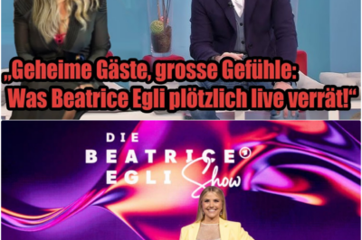 Die Beatrice Egli Show: Tränen, Triumphe und ein Weltstar-Jubiläum zur Adventszeit