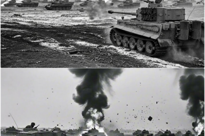 Sowjetische Panzer rückten in dichter Masse vor — ein deutscher Tiger zerstörte alles in 3 Minuten