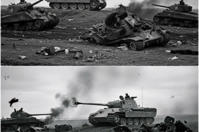 US-Panzer fuhren über offenes Gelände — ein deutscher Panther zerriss sie rasch in 2 Minuten