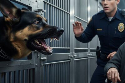 No One Wanted This “Aggressive” Dog—Until an Officer and Wheelchair-Bound Veteran Saw the Truth