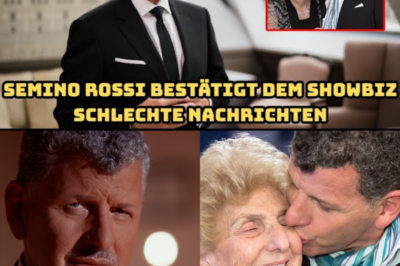 Semino Rossis tränenreicher Zusammenbruch: Der dramatische Kampf um seine Mutter und warum die Schlagerwelt den Atem anhält