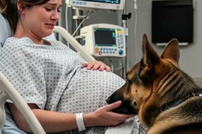 Polizeihund bellte verzweifelt eine schwangere Frau an – Als der Beamte die Wahrheit erkannte, war es bereits zu spät!
