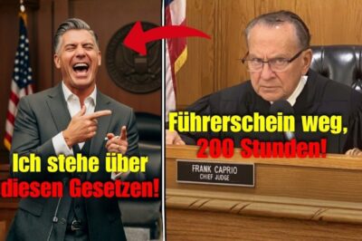 Millionär lacht Richter Caprio ins Gesicht – und bereut es sofort