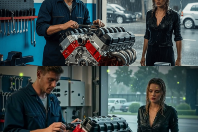 Ein Armer Mechaniker Reparierte Den Motor Eines Ferrari — Ohne Zu Wissen, Dass Die Besitzerin…