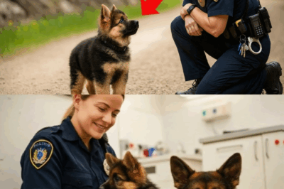 Die Stille Botschaft des Schwarzwalds: Warum ein Welpe einer Polizistin folgte und sie eine Familie fand, die sie rettete