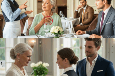 Die Sprache der Stille: Wie eine schüchterne Kellnerin das eiskalte Herz eines Milliardärs durch ein einziges Zeichen erweichte