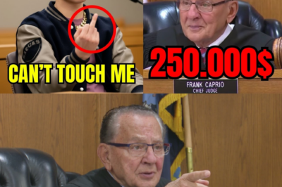 Richter Caprios gnadenloser Showdown: Sohn des Polizeichefs greift Veteranen an – Vater bricht sein Schweigen und fordert die Höchststrafe für sein eigenes Kind!