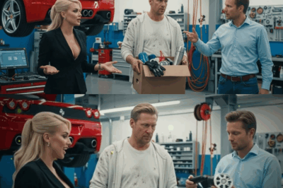 Entlassener Mechaniker Kam, Um Sachen Zu Holen… Doch Die Millionärin Flehte Um Hilfe Mit Dem Ferrari